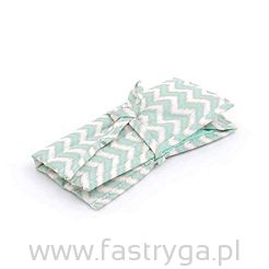 Przybornik na szydełka w niebieskie zygzaki