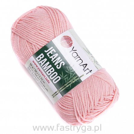 Różowa włóczka Jeans Bamboo 112 Yarn Art
