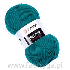 Włóczka YarnArt Jeans Plus  63 ciemny morski