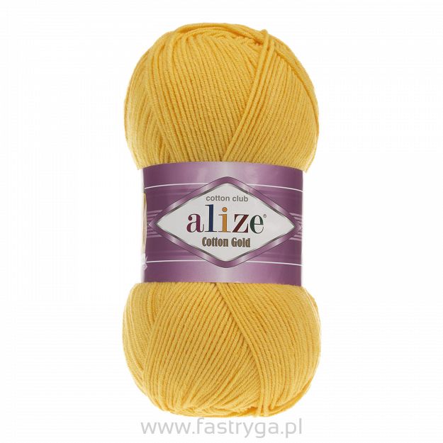 Włóczka Alize Cotton Gold  216 żółty