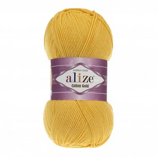 Włóczka Alize Cotton Gold  216 żółty