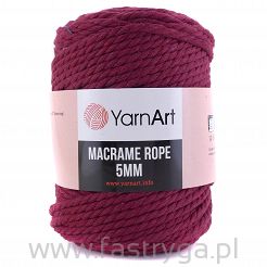 Macrame Rope 5 mm.  781 bordo