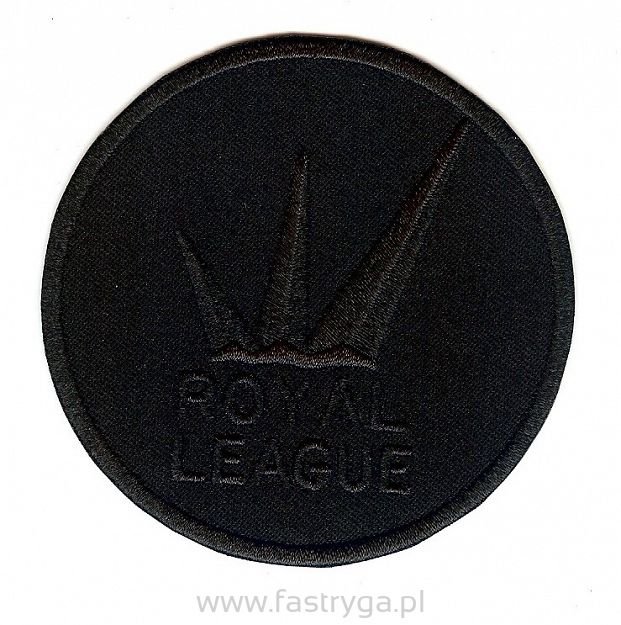 Termo naszywka Royal League czarna