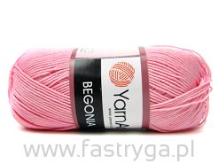 Włóczka 100% bawełny Begonia kolor 6313 róż