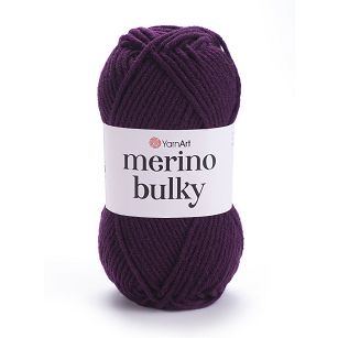 Włóczka YarnArt Merino Bulky 10094 - śliwka
