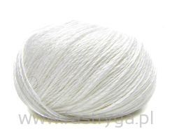 Włóczka Lino 100% kolor 1 biały