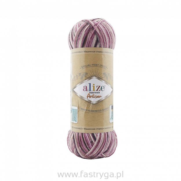 Włóczka Superwash Artisan 9011 odcienie różu