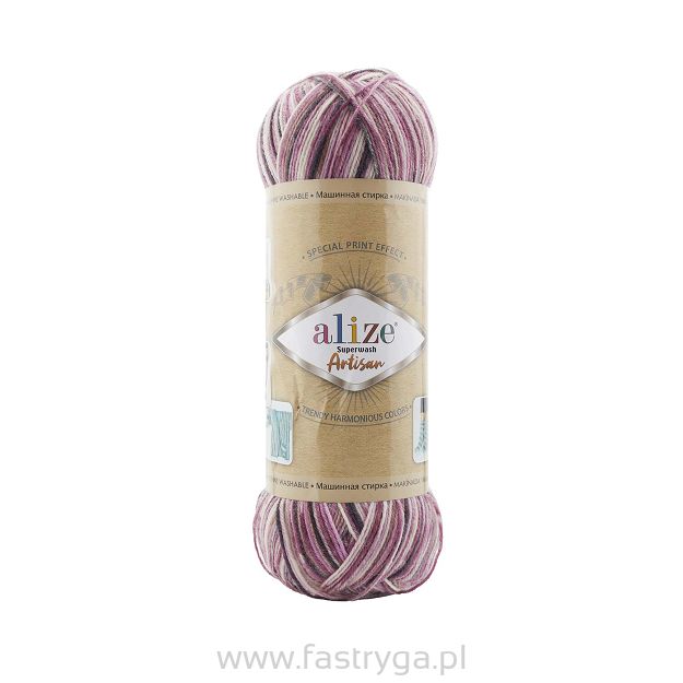 Włóczka Superwash Artisan 9011 odcienie różu