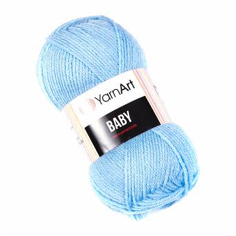 Włóczka akrylowa YarnArt Baby 215 jasnoniebieska