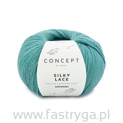 Włóczka Silky Lace kolor 190 turkus
