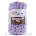 Macrame Rope 3 mm.  788 beż len - 2