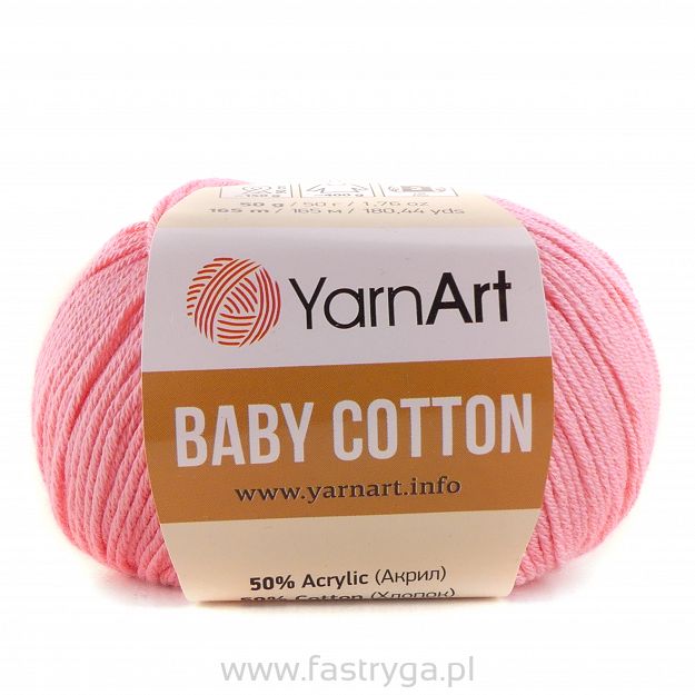 Włóczka Baby Cotton 414 różowy