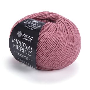 włóczka Imperial Merino kolor 3315 ciemny róż pastelowy