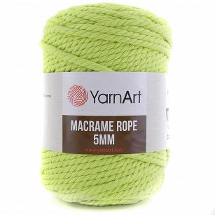 Macrame Rope 5 mm.  755 limonka