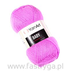 Włóczka akrylowa YarnArt Baby 635 róż