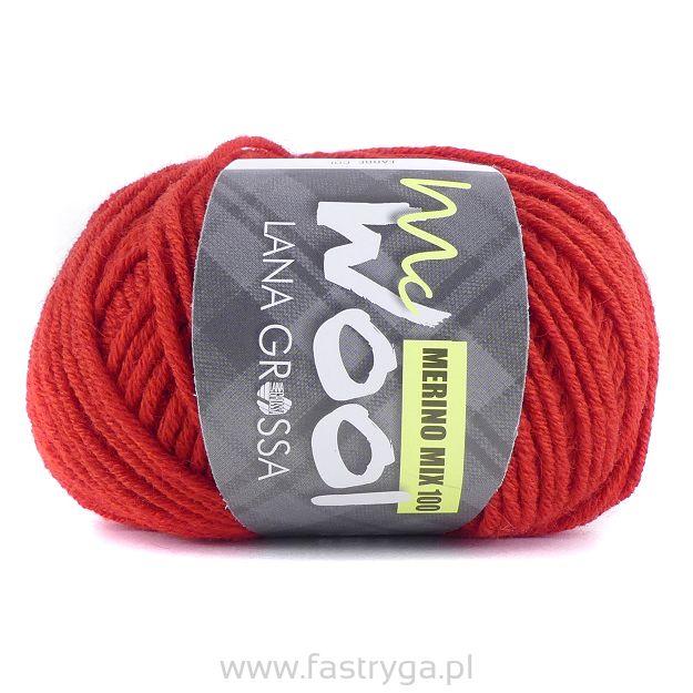 Mc wool  107 czerwony