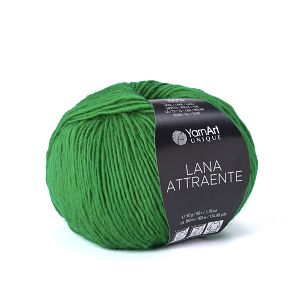 włóczka Lana Attraente kolor 6661 zielony