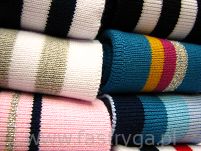 Ściągacze kolorowe. czarny paski srebro - 6