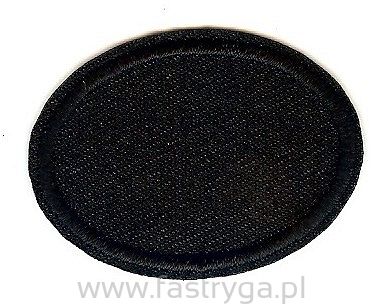 Termo aplikacja czarna owalna