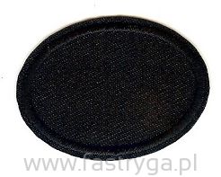 Termo aplikacja czarna owalna