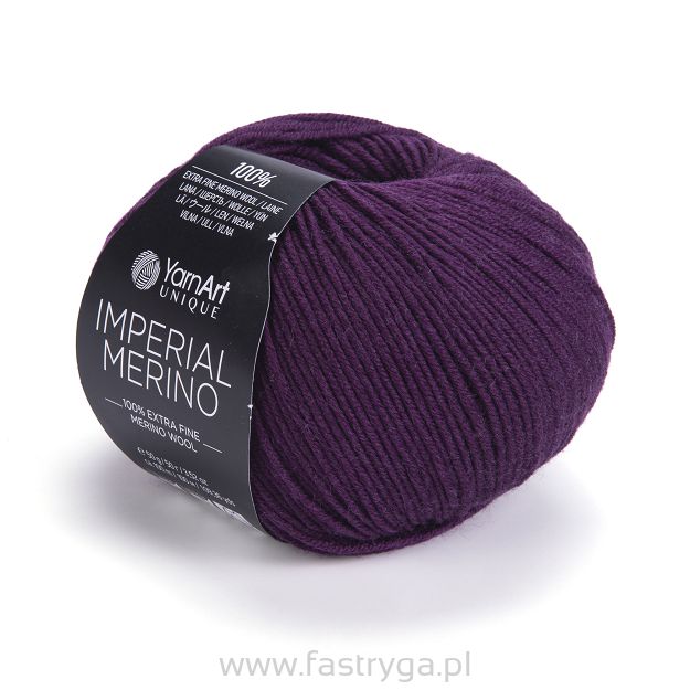 włóczka Imperial Merino kolor 3320 fiolet