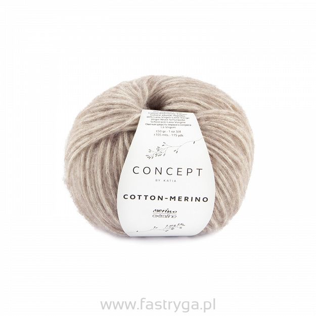 Katia Cotton Merino 139 beż perłowy