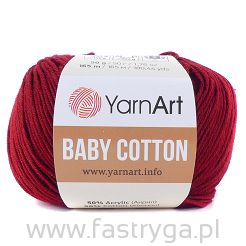 Włóczka Baby Cotton 428 bordowy