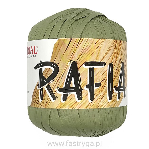 Włóczka Rafia oliwkowa 994