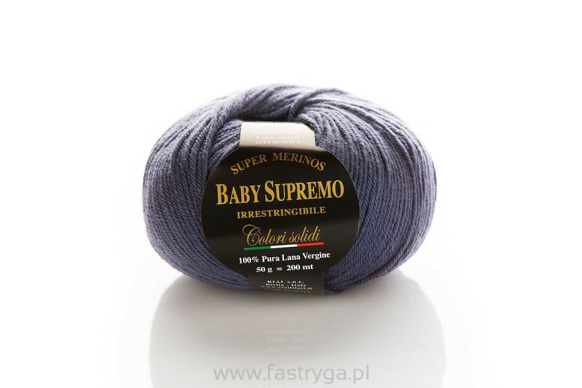 Baby Supremo 70 ciemny jeans-popiel