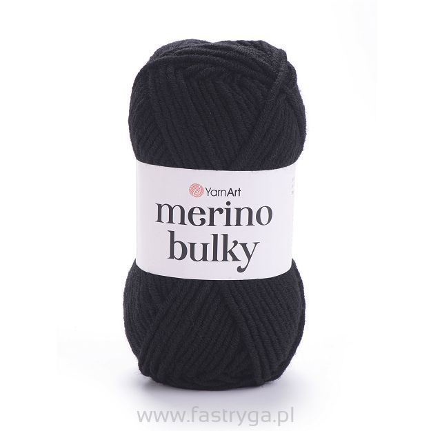 Włóczka YarnArt Merino Bulky 585 - czarny