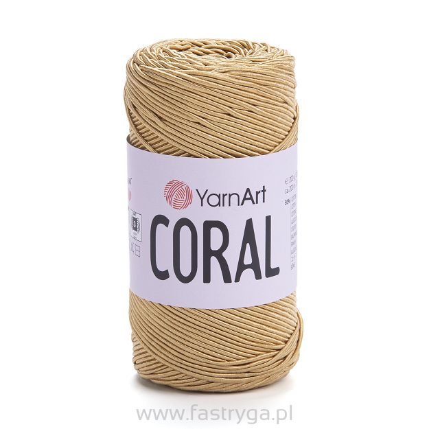 Sznurek Coral 1903 beż miodowy