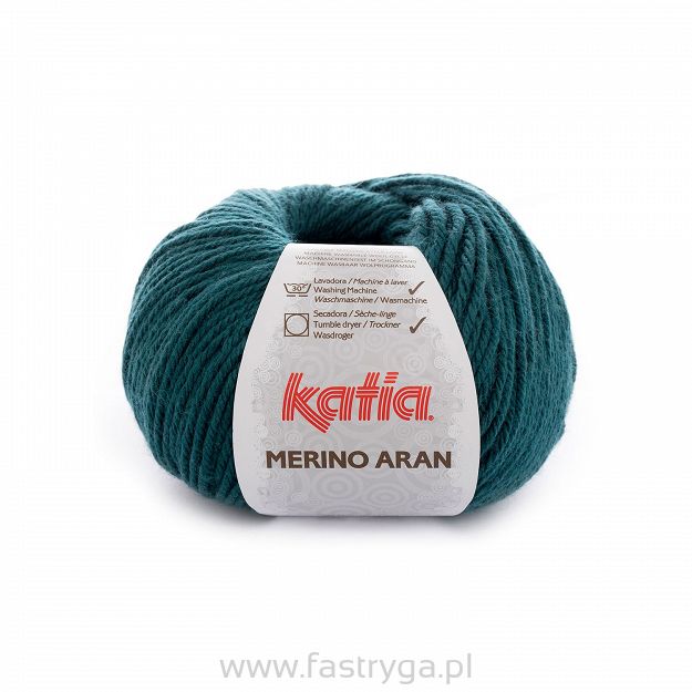 Merino Aran  44 ciemny turkus