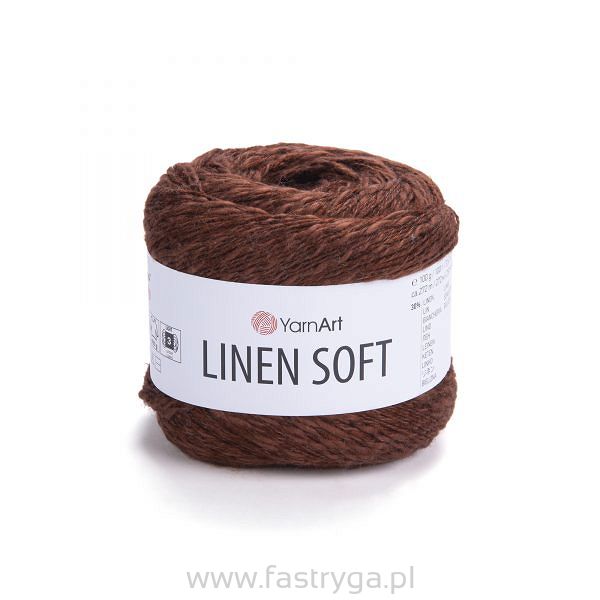 Włóczka Yarnart Linen Soft 7309 brąz