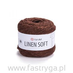 Włóczka Yarnart Linen Soft 7309 brąz