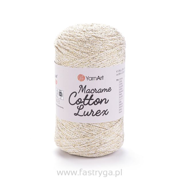Macrame Cotton Lurex 2mm 724