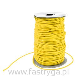 Guma okrągła 1mm (kapeluszowa) żółta