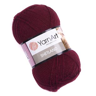 Włóczka Shetland kolor 523 bordo