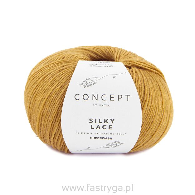 Włóczka Silky Lace kolor 183 miodowy