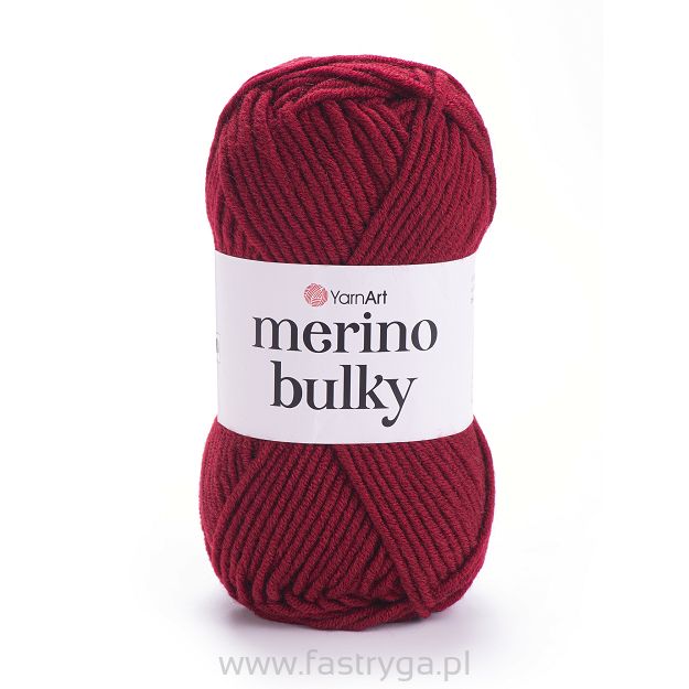 Włóczka YarnArt Merino Bulky 3024 - bordowy