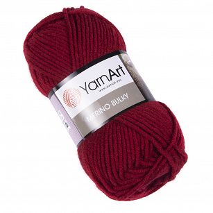 Włóczka YarnArt Merino Bulky 3024 - bordowy