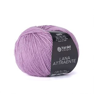 włóczka Lana Attraente kolor 6629 wrzos