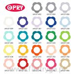 Gryzak silikonowy 886 beżowy kwiatek - 2