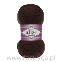 Włóczka Alize Cotton Gold  26 ciemnobrązowy