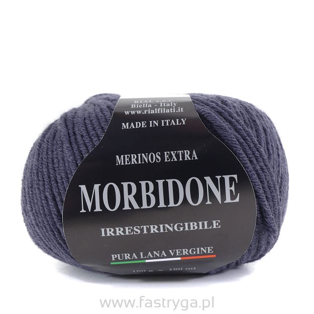 Włóczka  Morbidone   93 ciemna stal