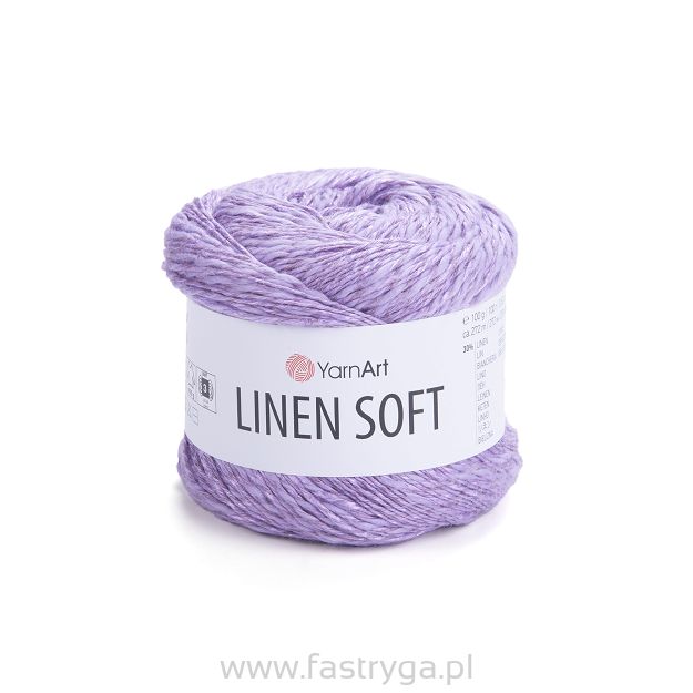 Włóczka Yarnart Linen Soft 7325 lila / wrzos