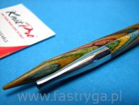 KnitPro Symfonie Wood - drewniane druty do żyłki nr 7 - 2