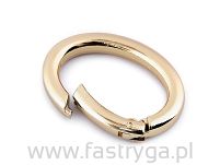 Karabińczyk owalny  19/29 mm - 3