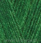 Włóczka Angora Gold kolor 118 butelkowa zieleń - 2