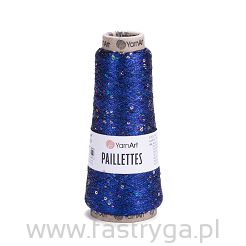 Włóczka z cekinami Paillettes 8008 chabrowy