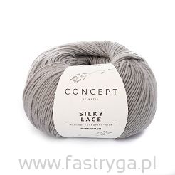 Włóczka Silky Lace kolor 153 popiel